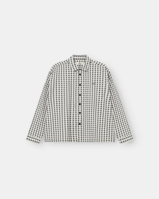 Checked Shirt Black