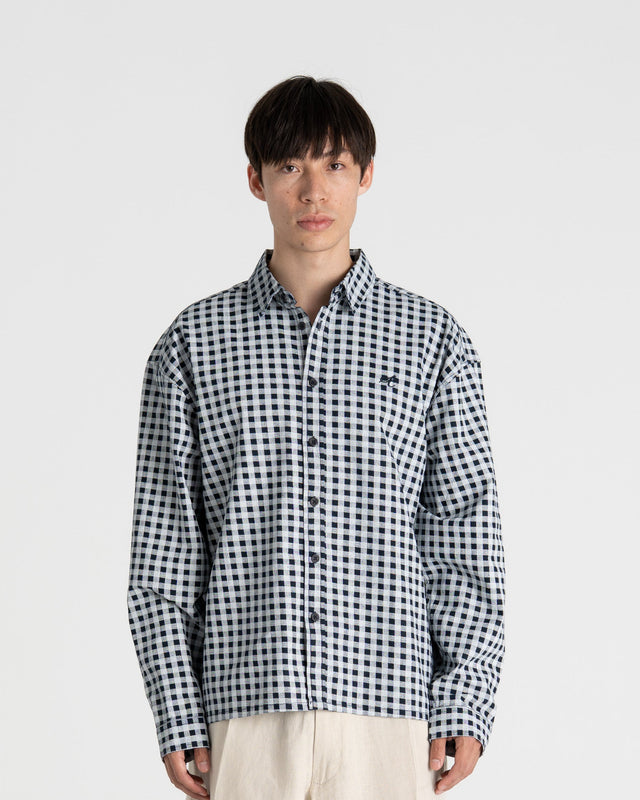Checked Shirt Navy