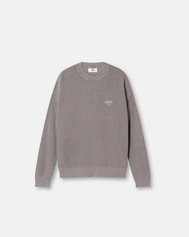 Knit Sweater Washed Grey