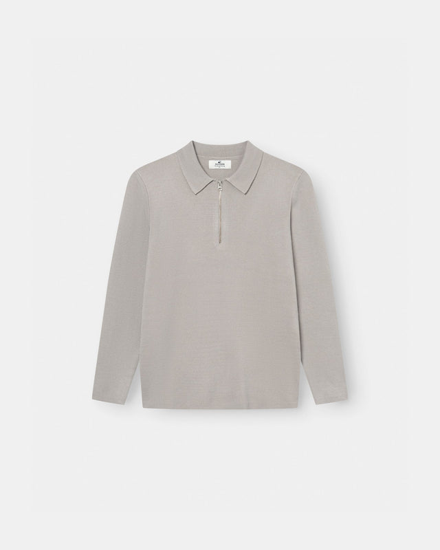 Half Zip Polo Grå | Skagen - clothing.dk