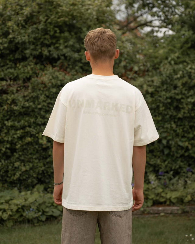 Unmarked T-Shirt tone - on - tone white | Skagen - clothing.dk