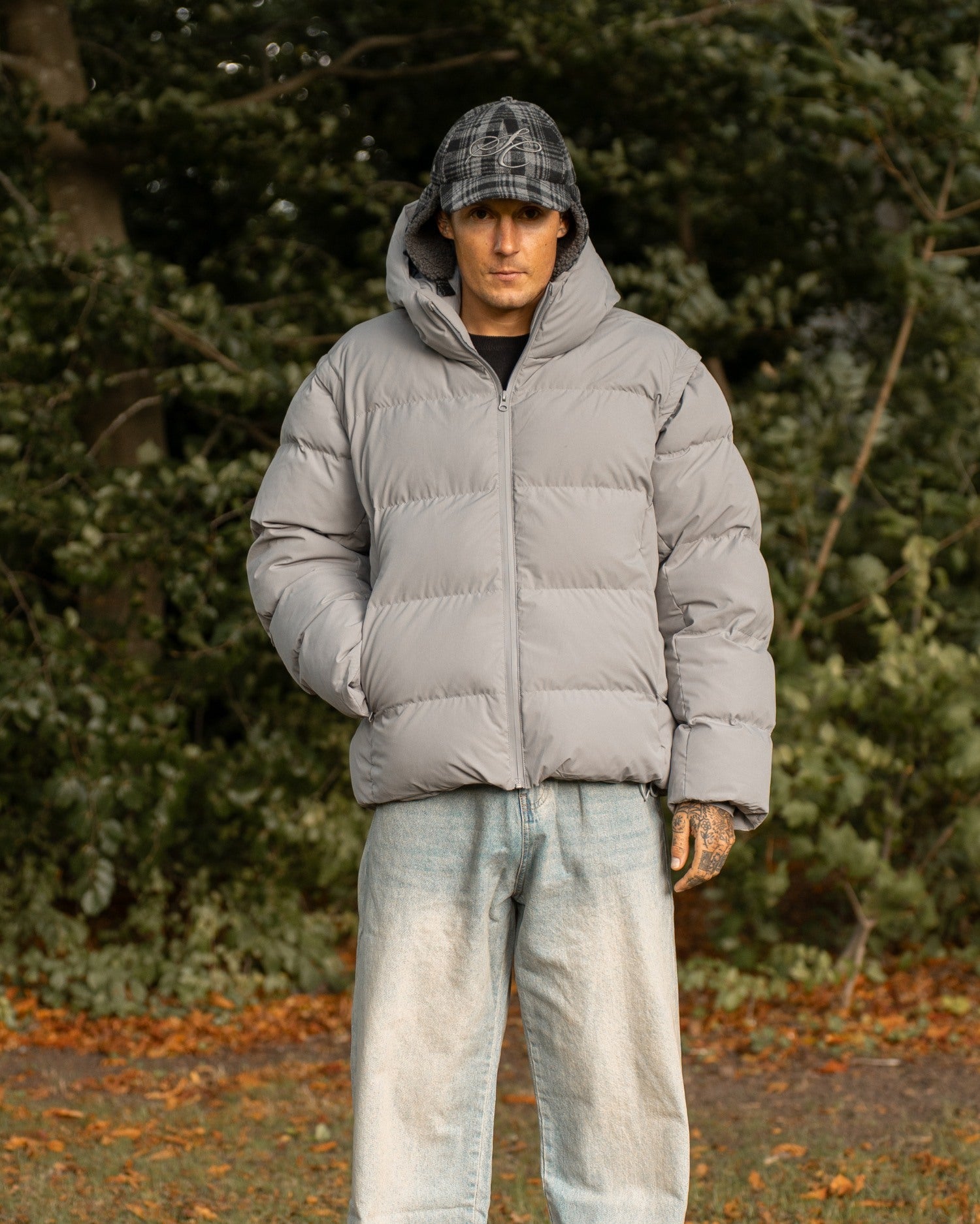 Puffer Jacket Gray