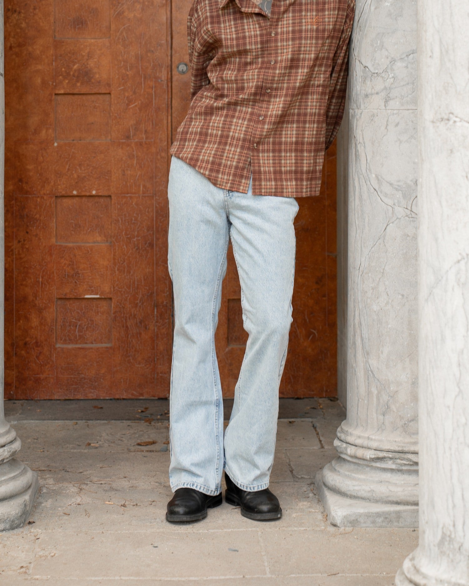 Bootcut jeans light blue