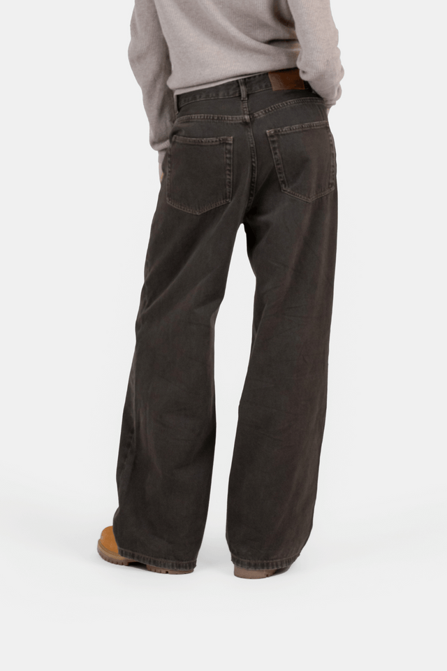 Baggy Denim Jeans Brown