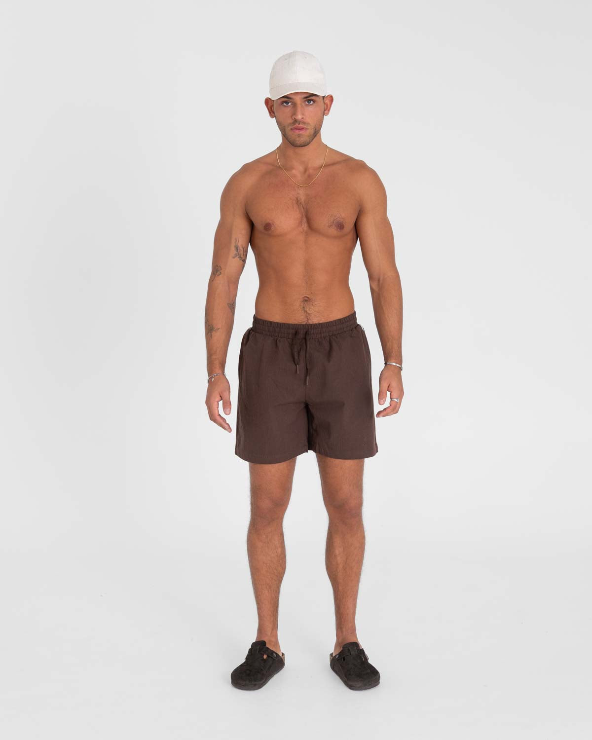 Bath shorts brown