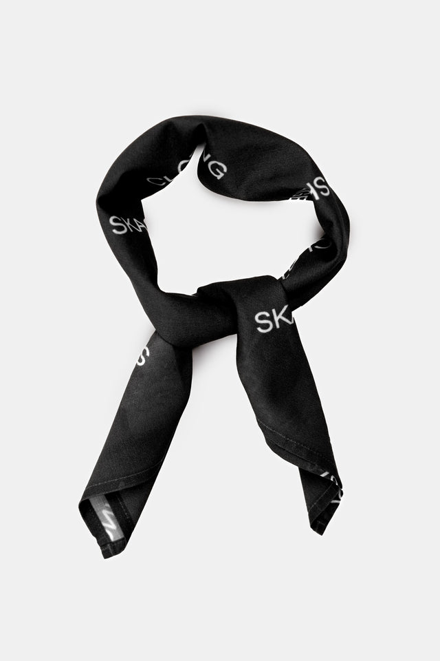 Monogram Bandana Sort |  Skagen-clothing.dk