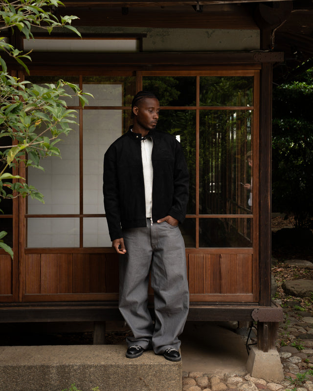 Suede Jacket Black