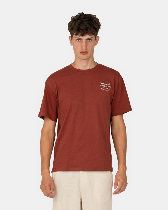 T-Shirt Burgundy / Ruths 120 years