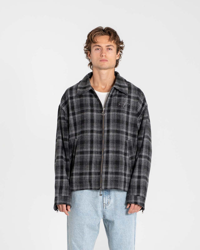 Flannel Jacket Grey