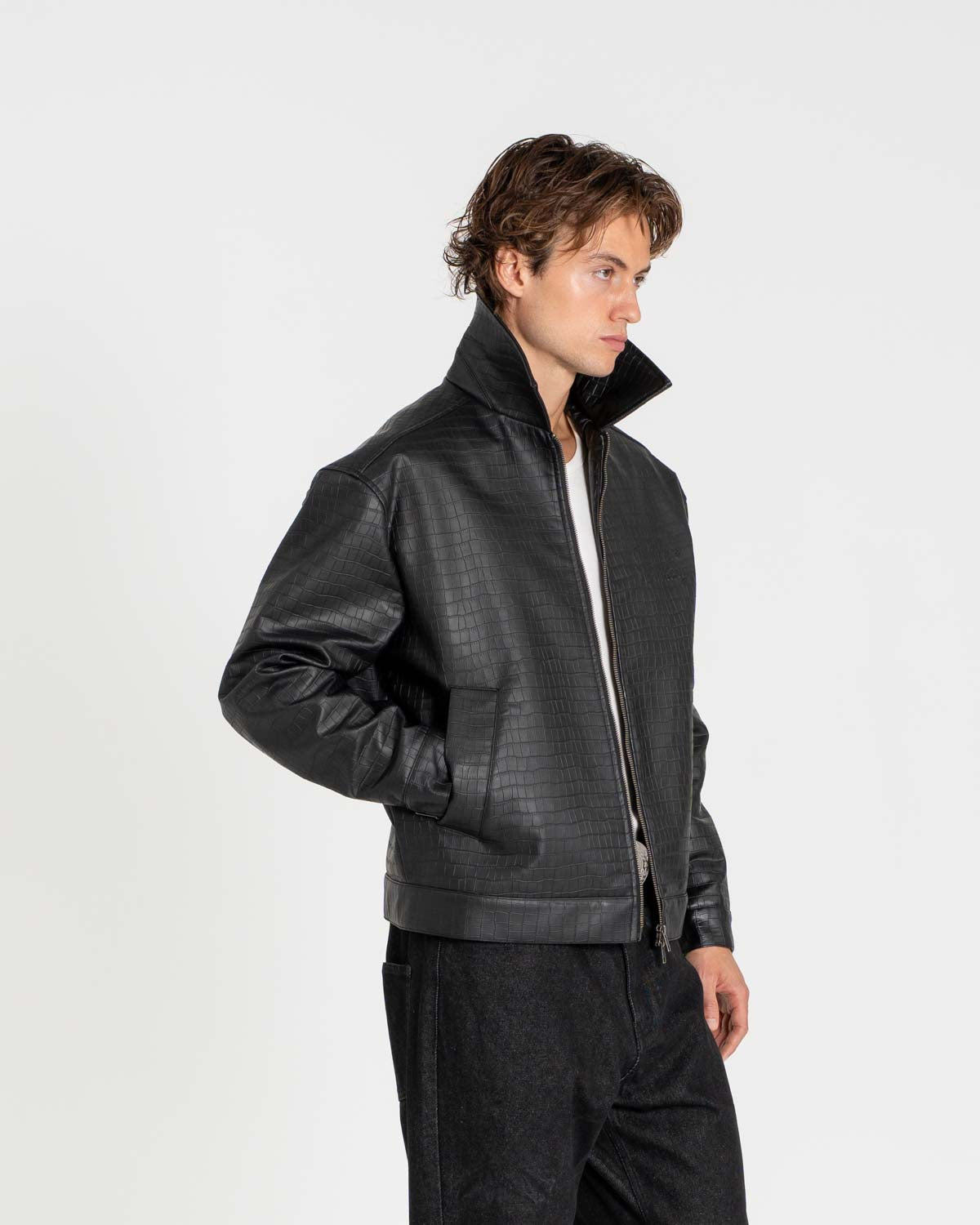 Croc Jacket Black