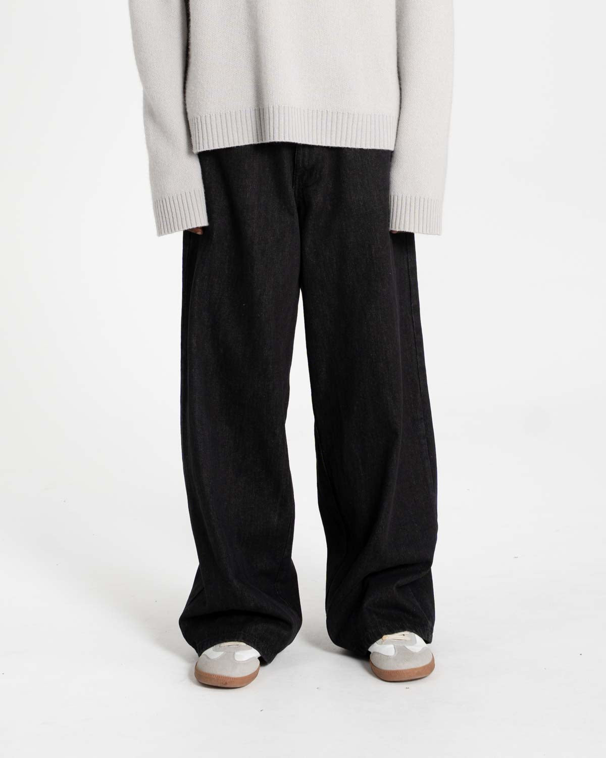 Extra Baggy Denim Jeans Black