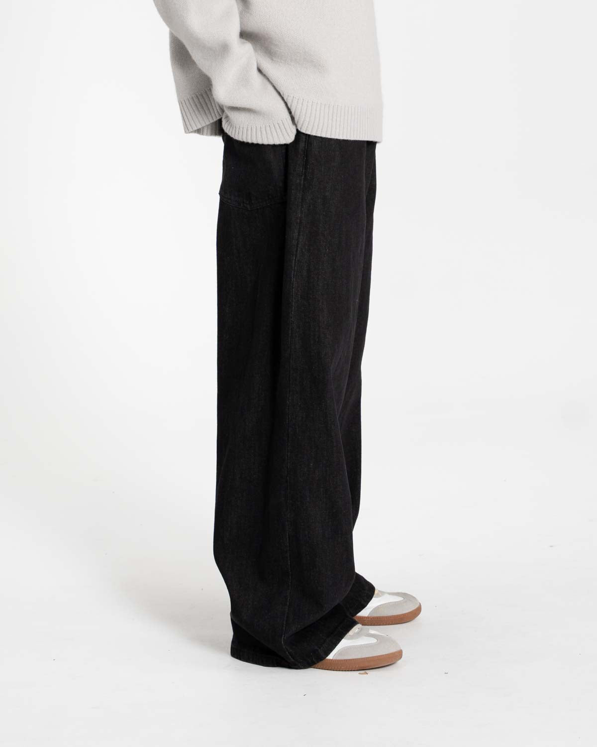 Extra Baggy Denim Jeans Black