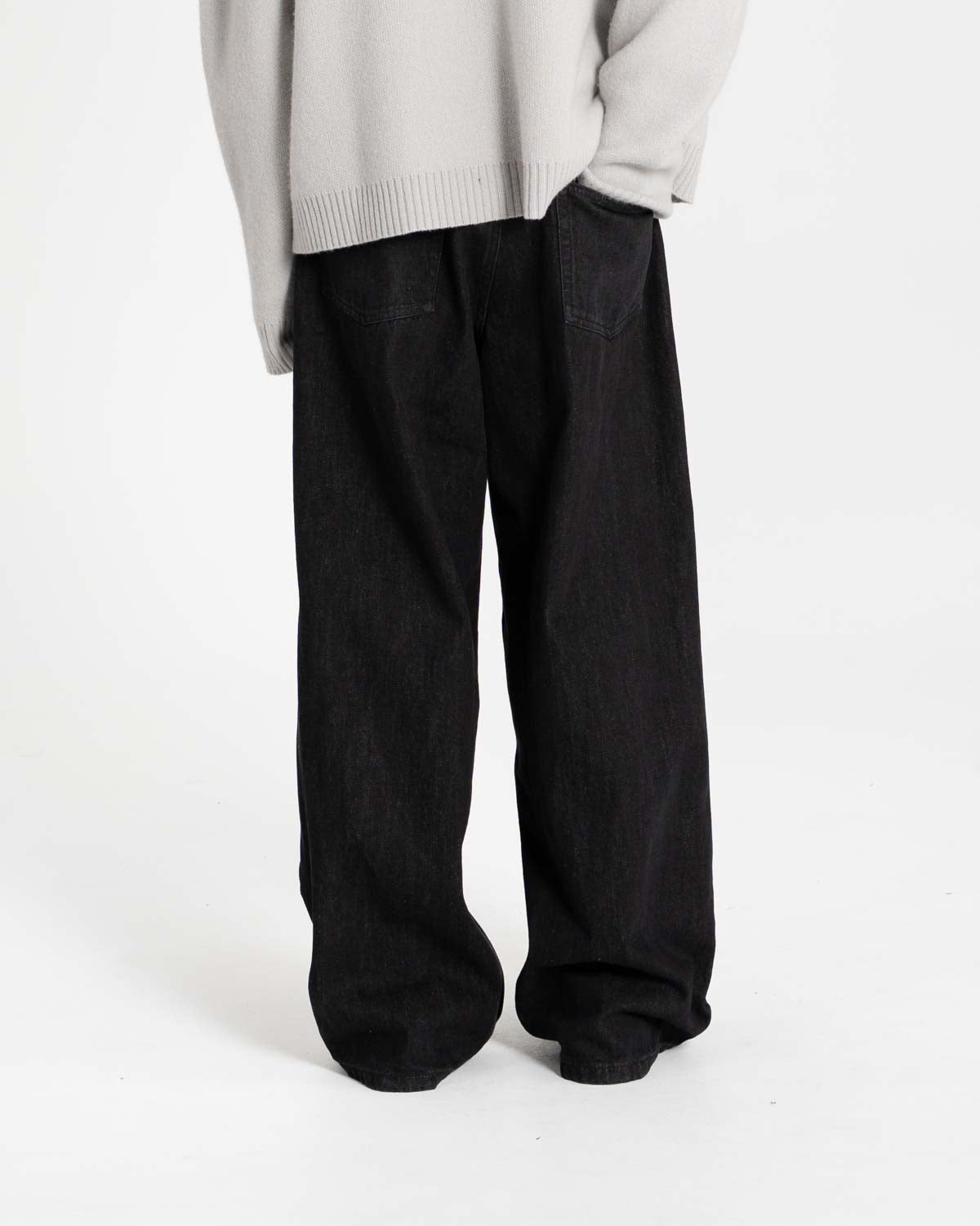 Extra Baggy Denim Jeans Black