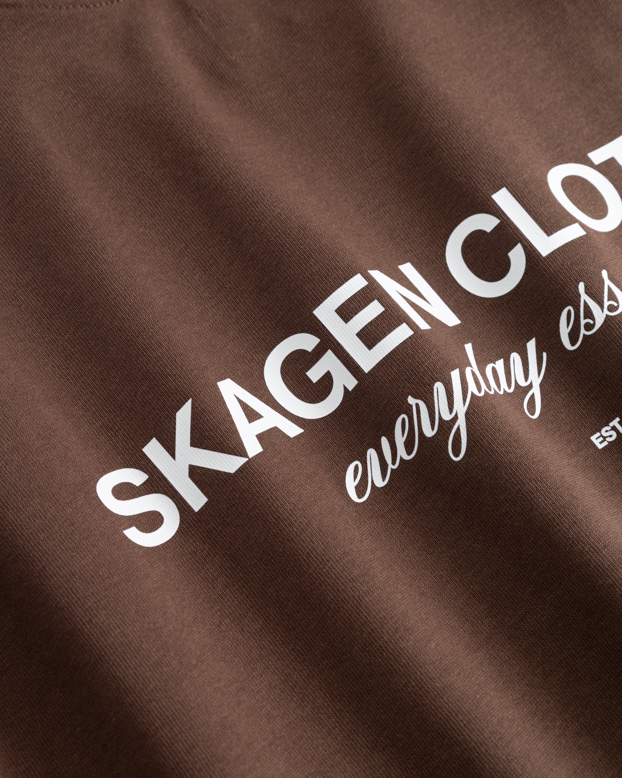 Everyday Essential T-Shirt Brown dame
