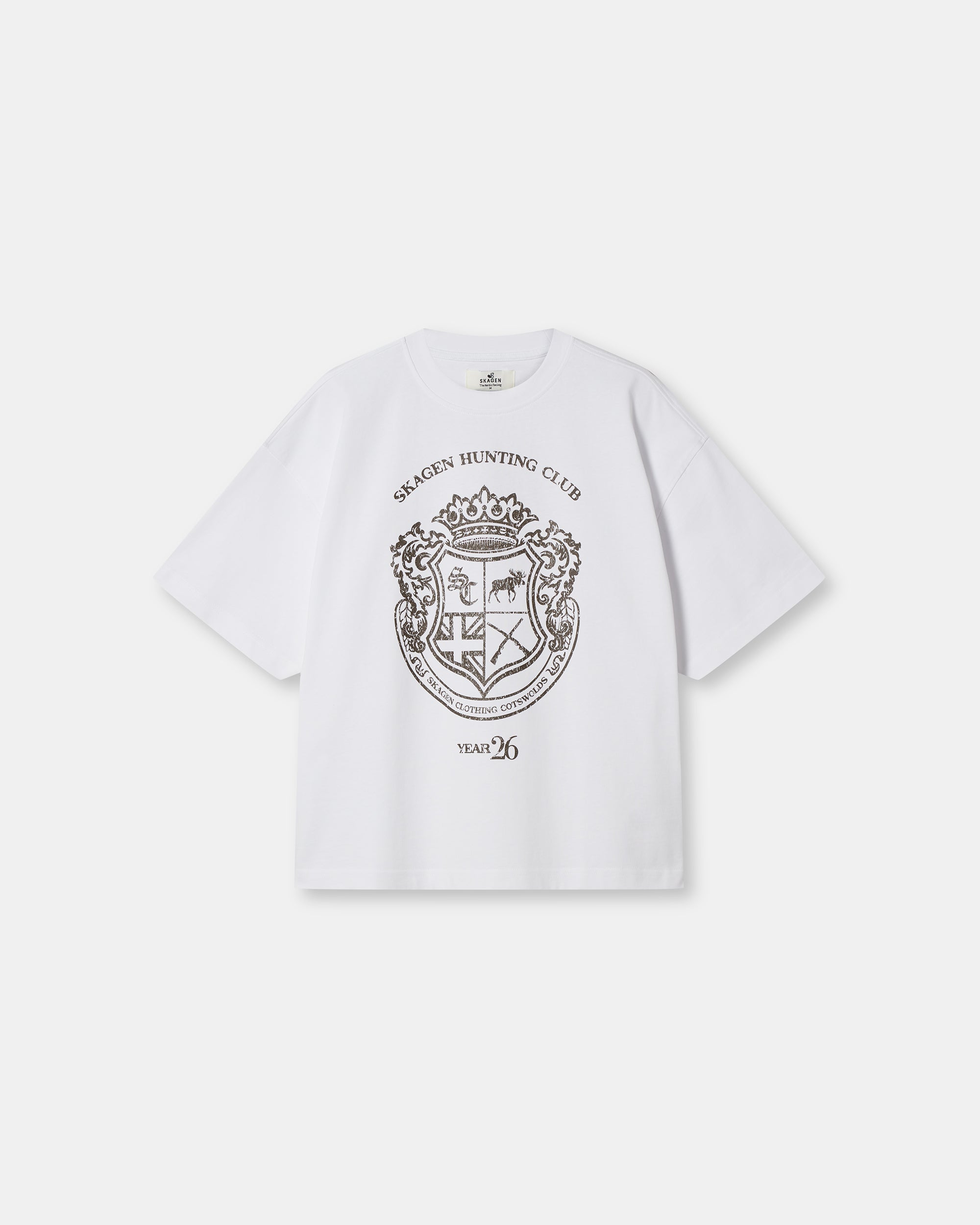 Graphic T-Shirt 'Country Club' White