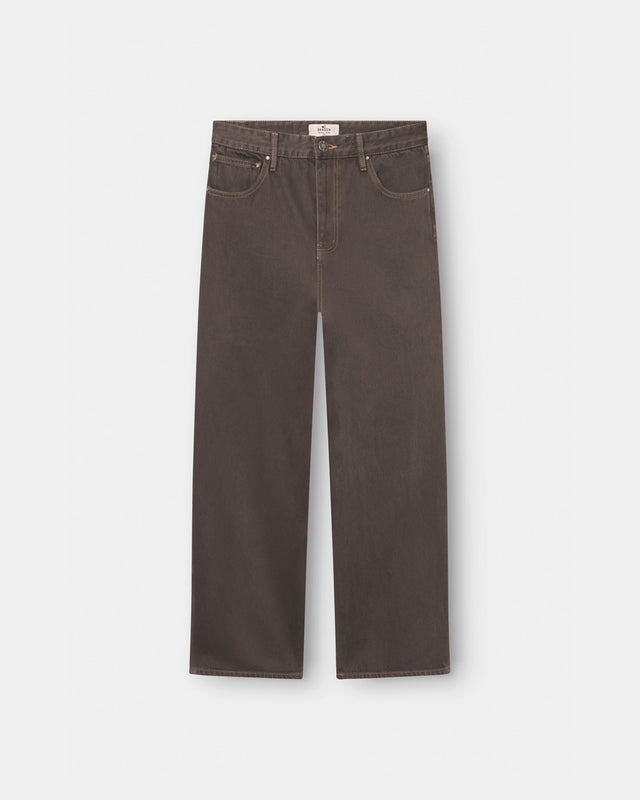 Baggy Denim Jeans Brown