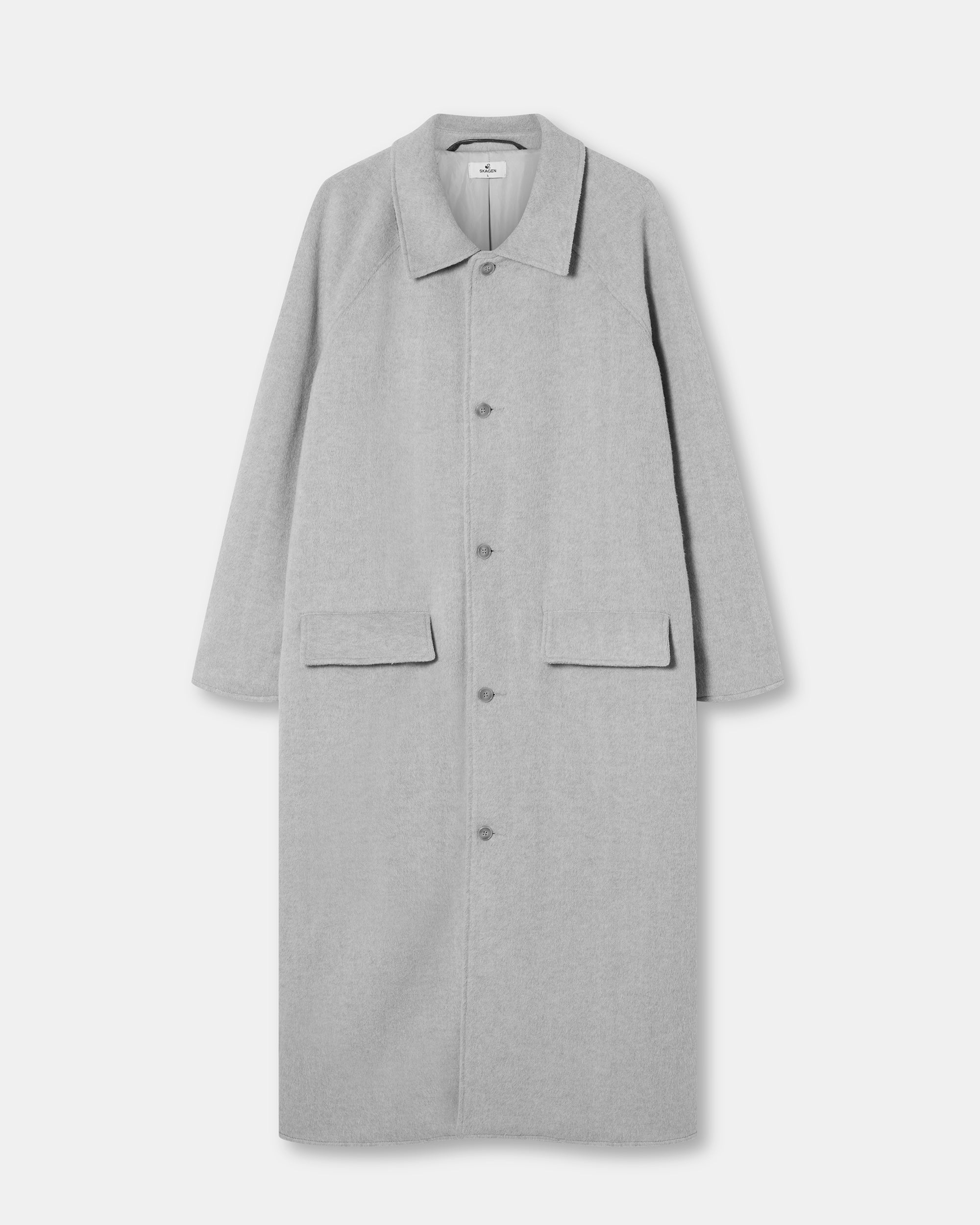 Raglan Coat Light Grey