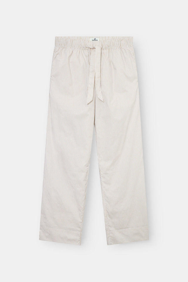 Pyjamas Pants Beige Striped