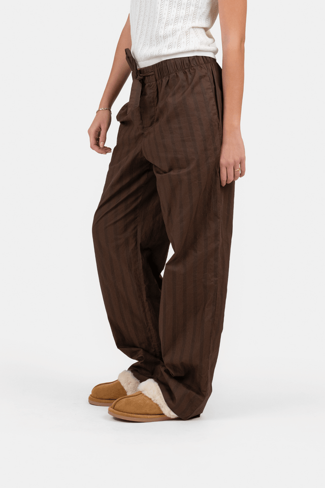 Pyjamas Pants Brown Striped