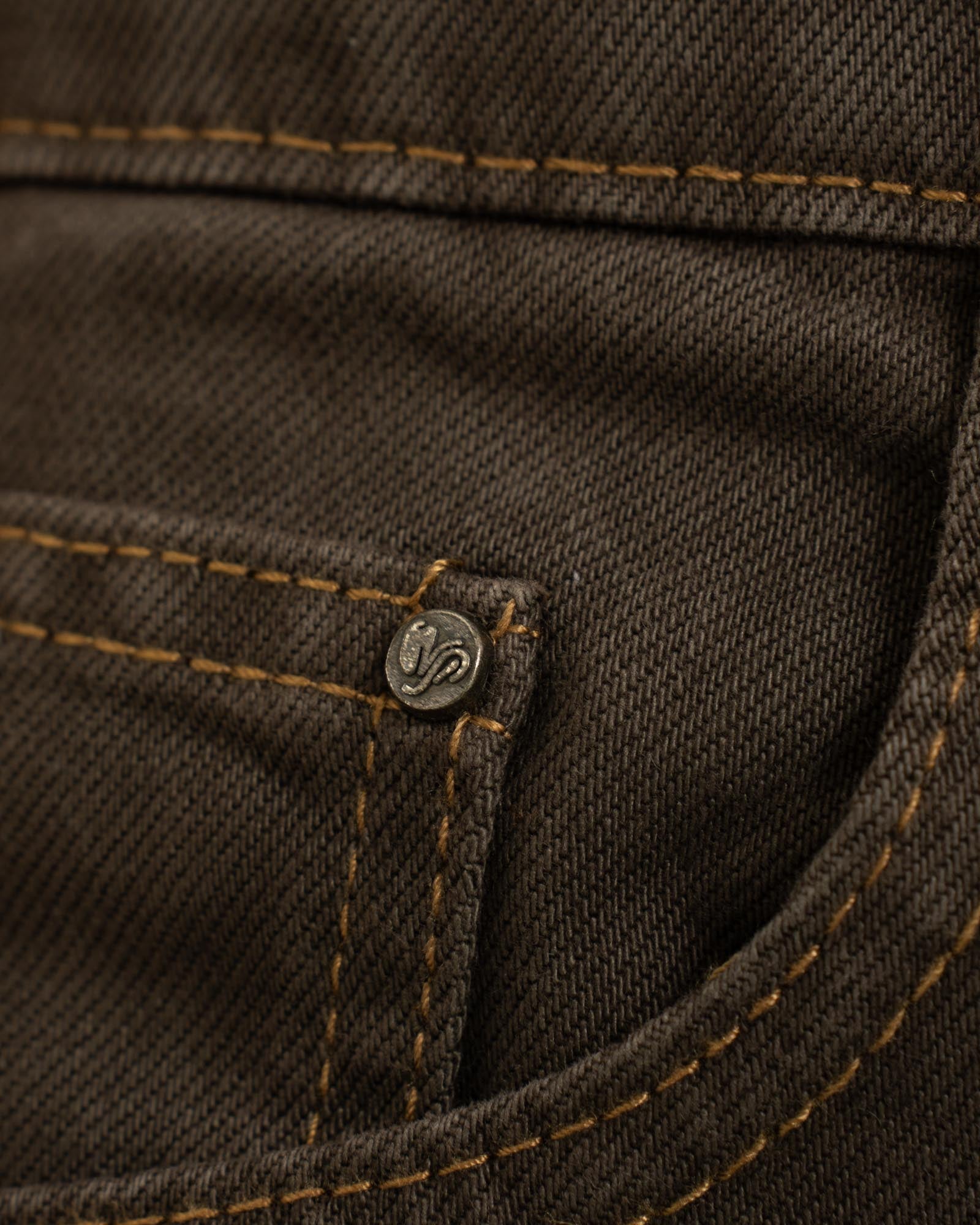 Extra Baggy Denim Jeans Brown