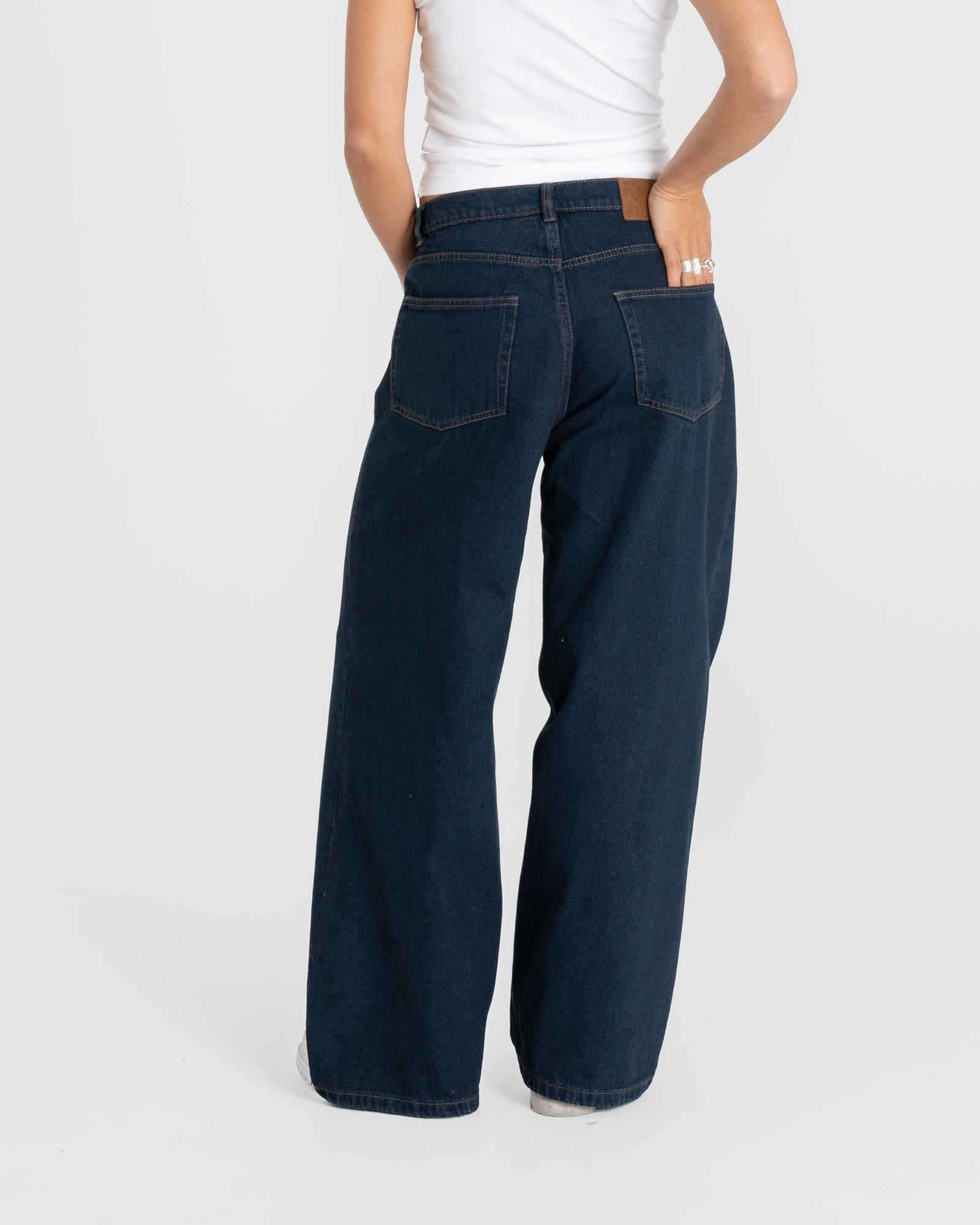 Baggy denim jeans indigo