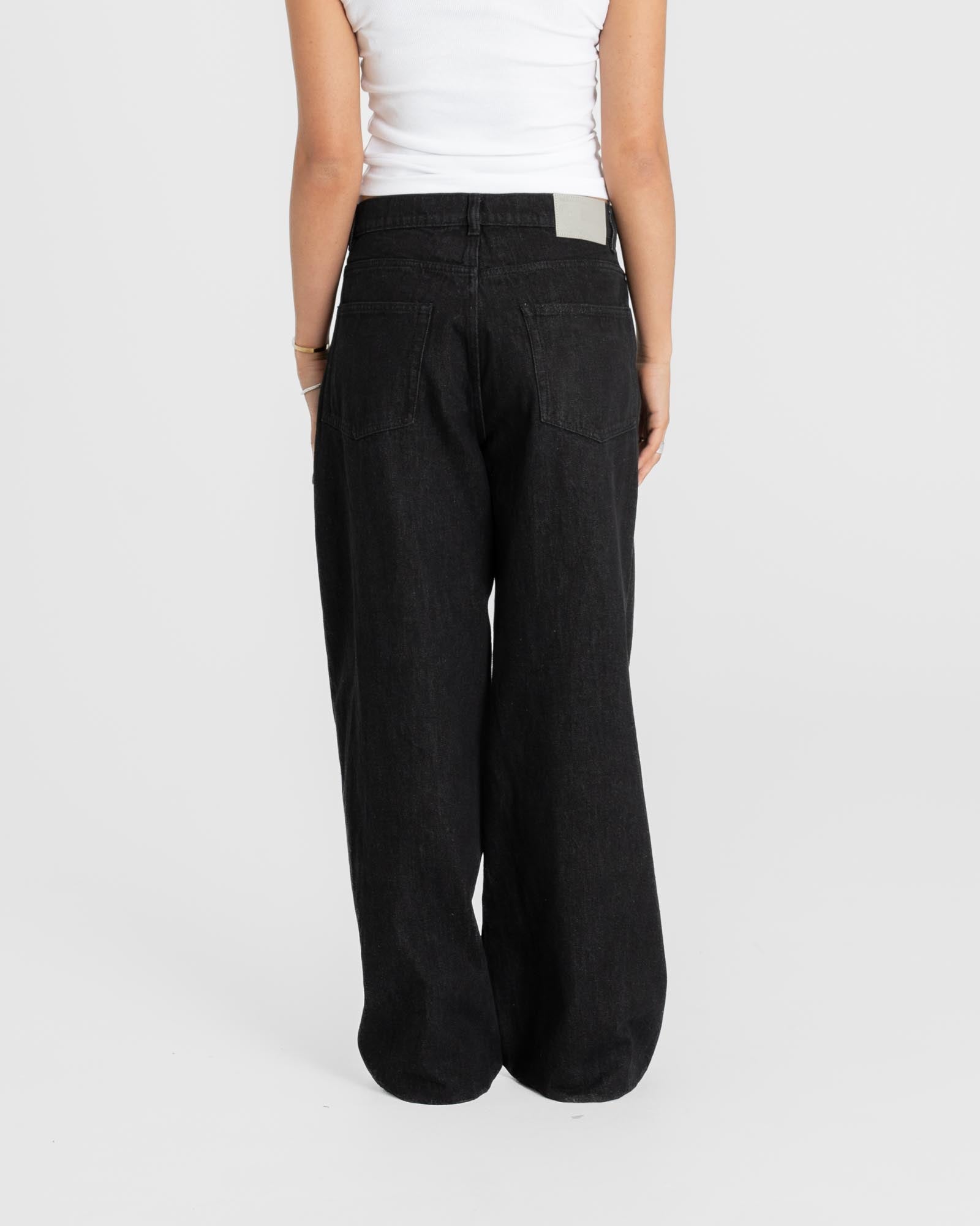 Baggy denim jeans black