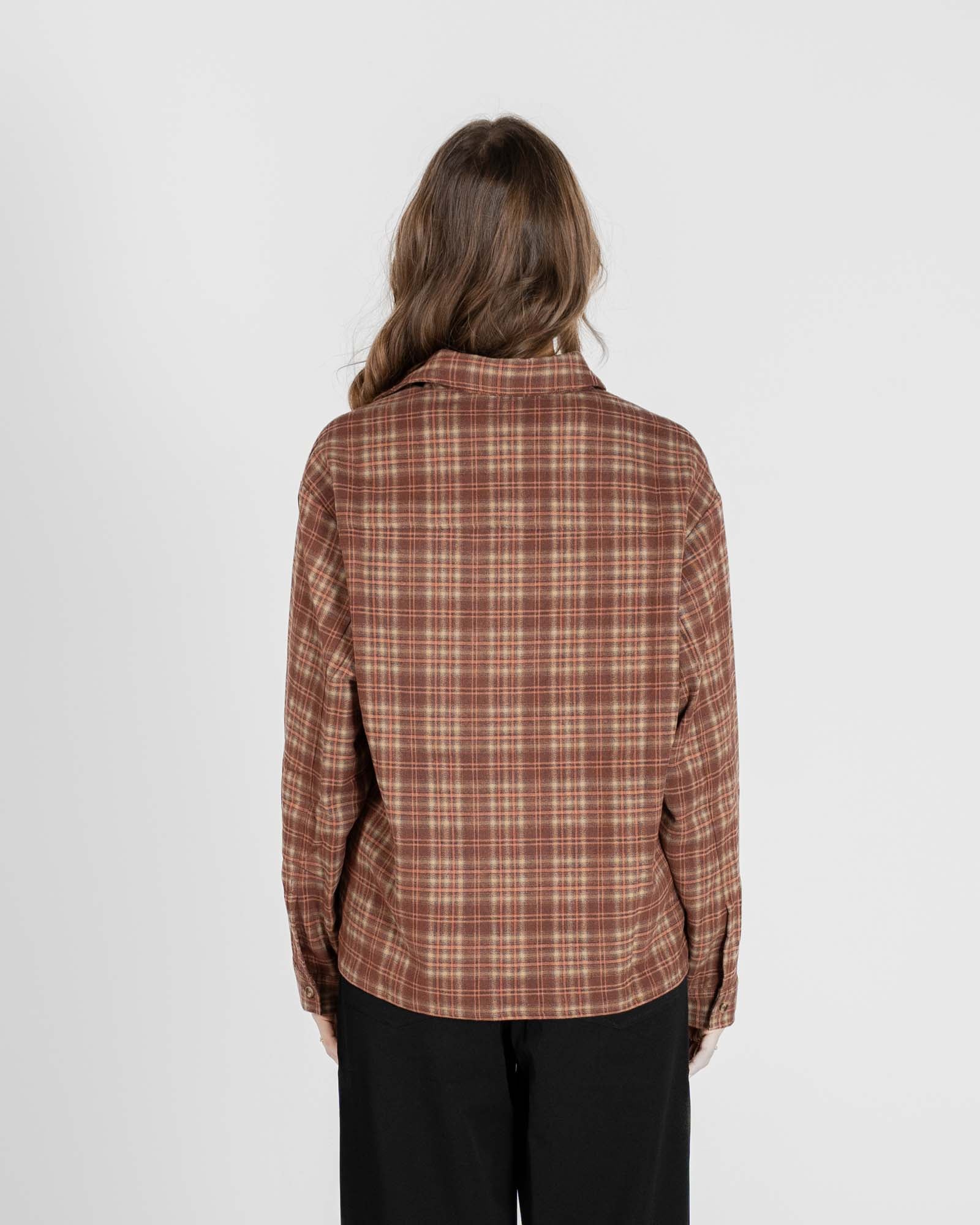 Ternet Flannel shirt bordeaux