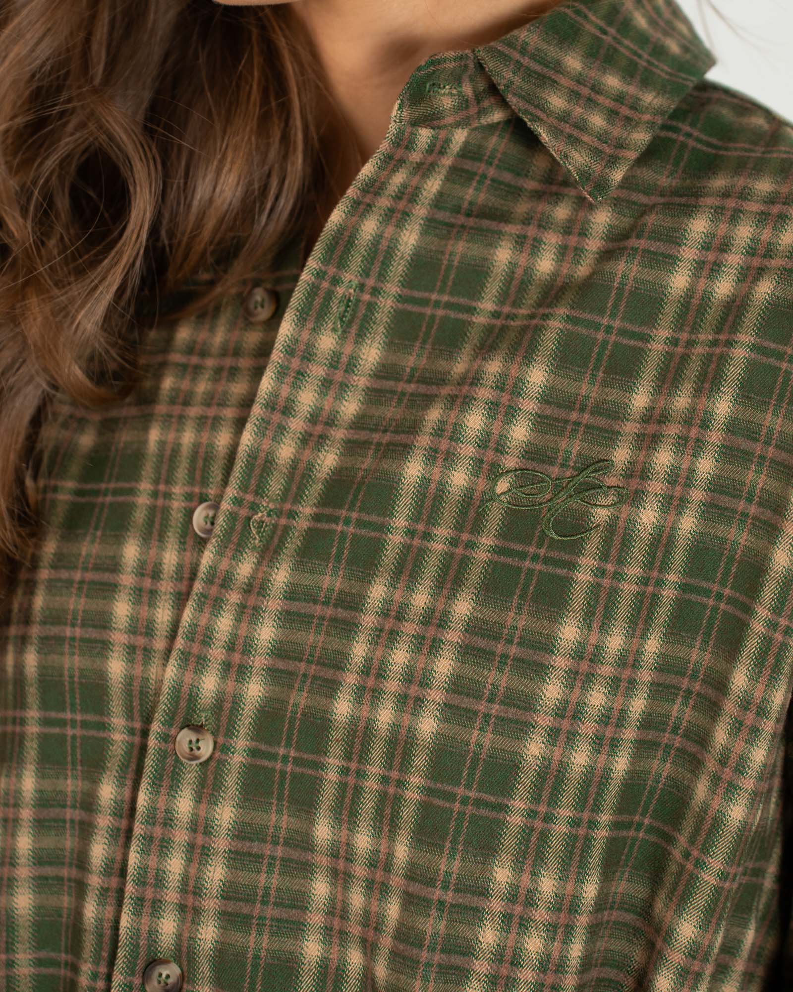 Ternet Flannel shirt Green