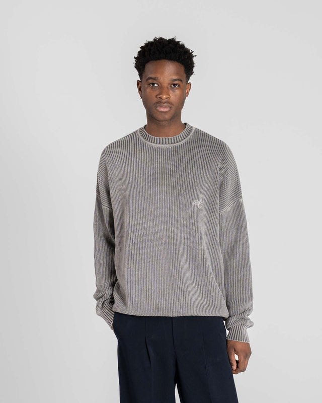 Washed Knit Gray