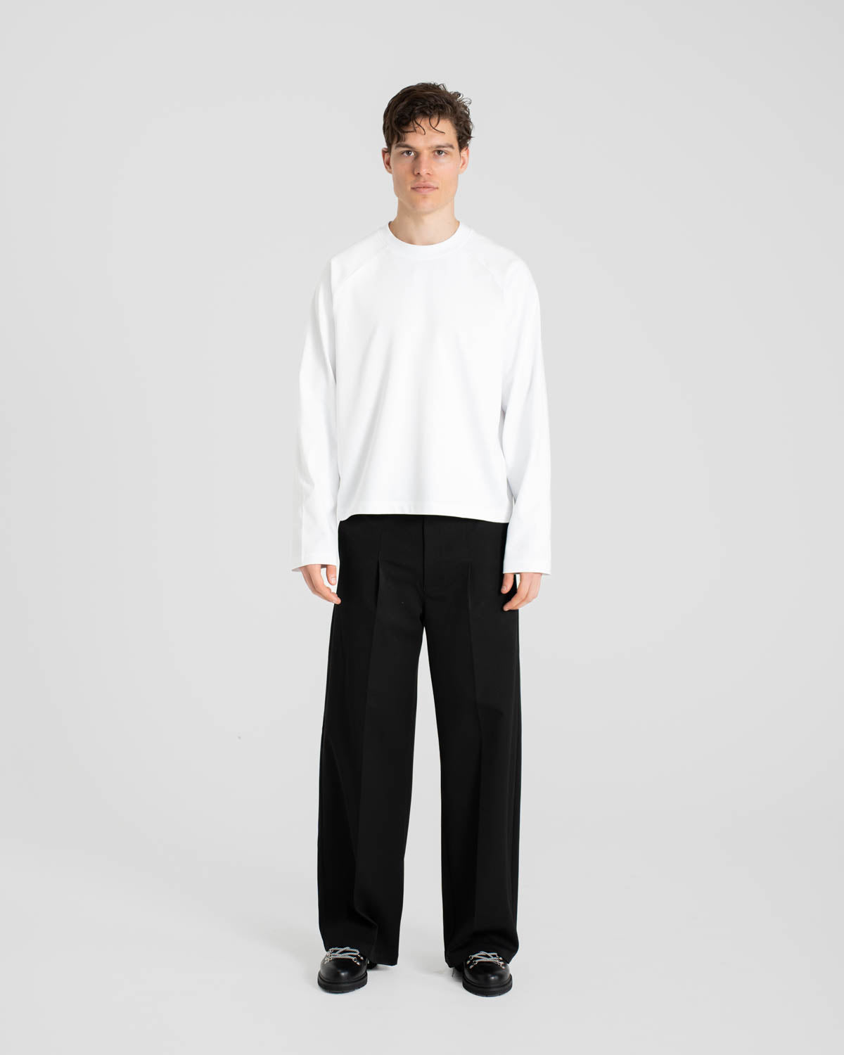 Raglan Longsleeve T-shirt White