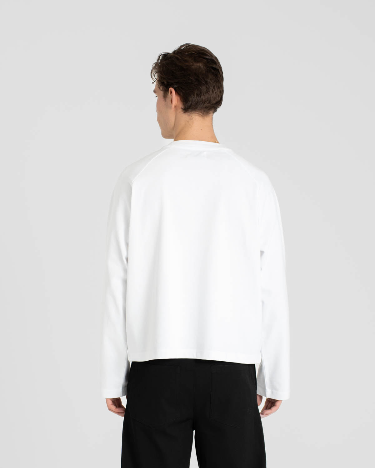 Raglan Longsleeve T-shirt White