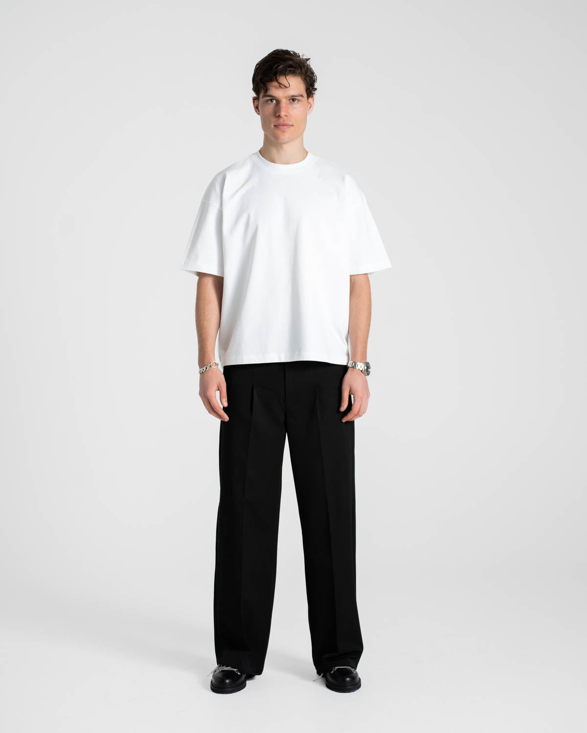 SC Logo T-shirt White Tone-Tone