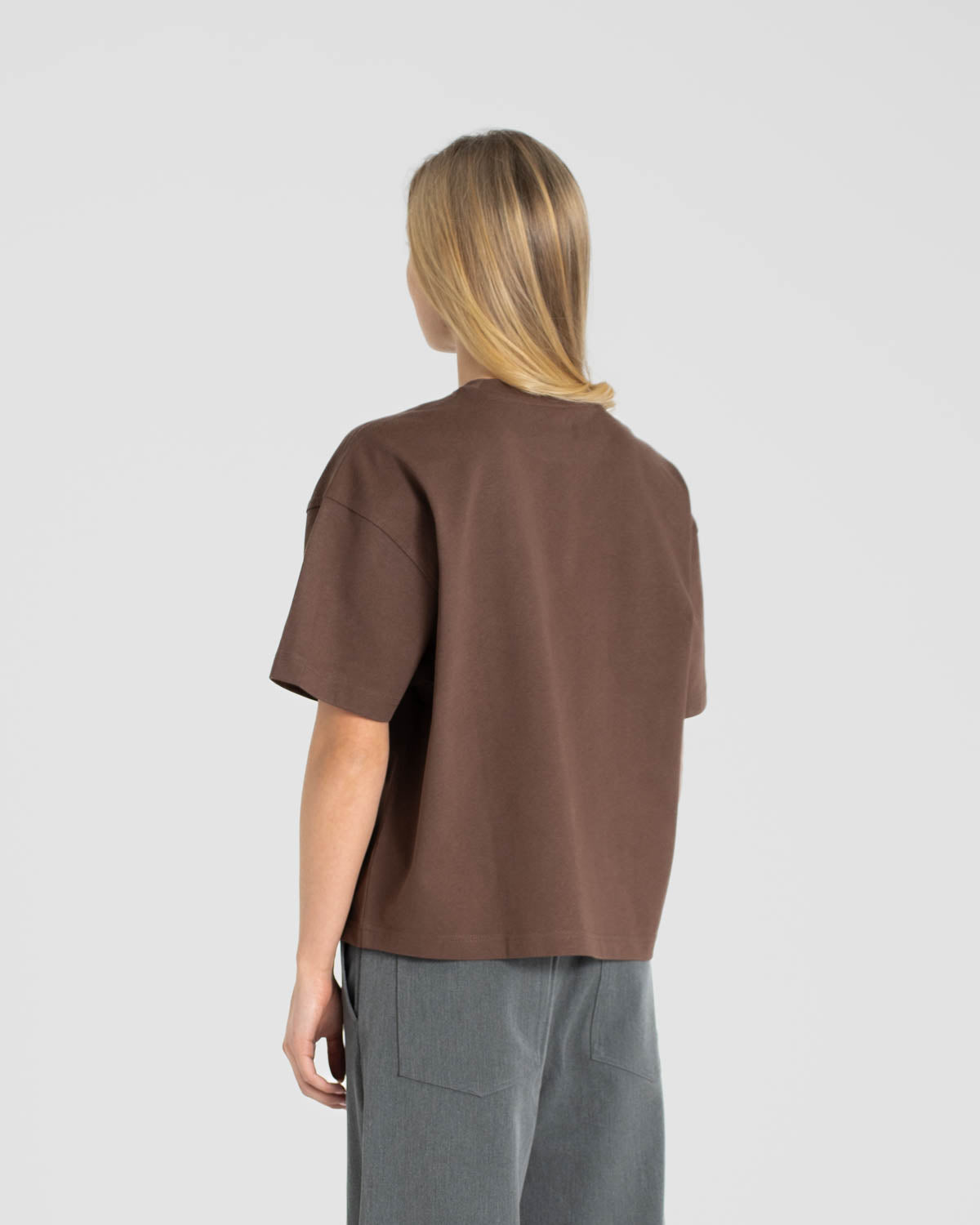 Blank T-Shirt Brown