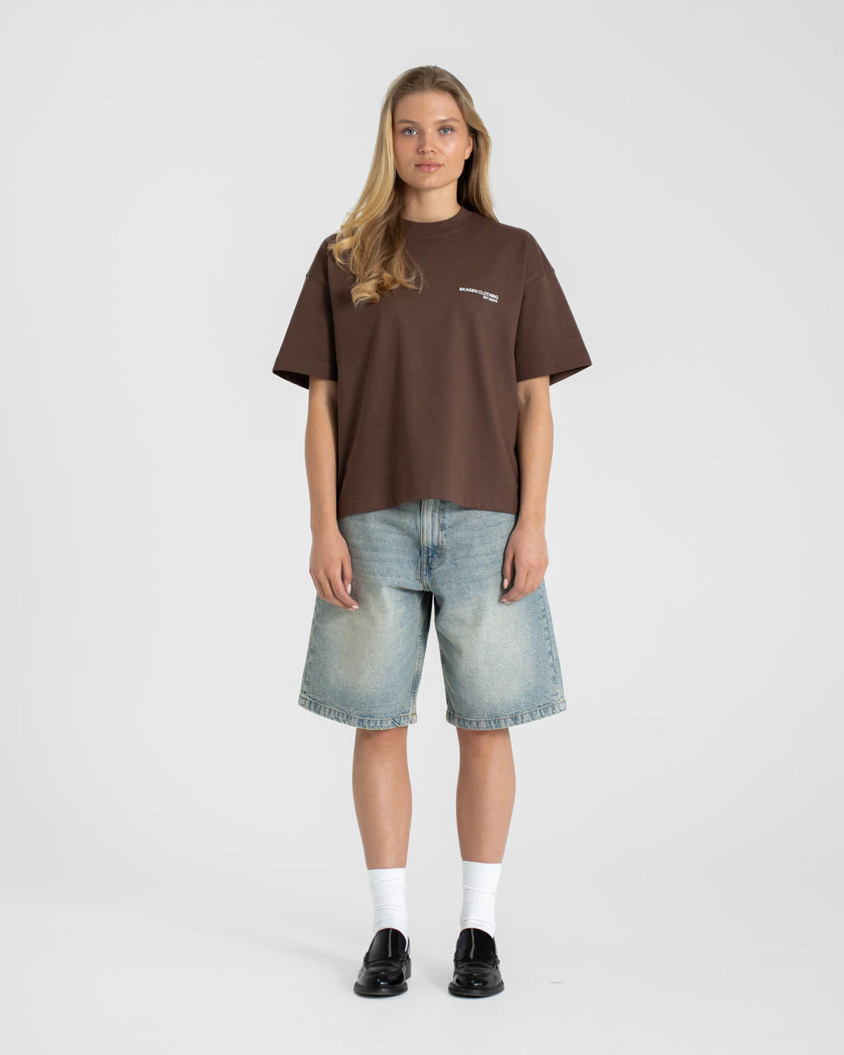 Everyday Essential T-Shirt Brown dame