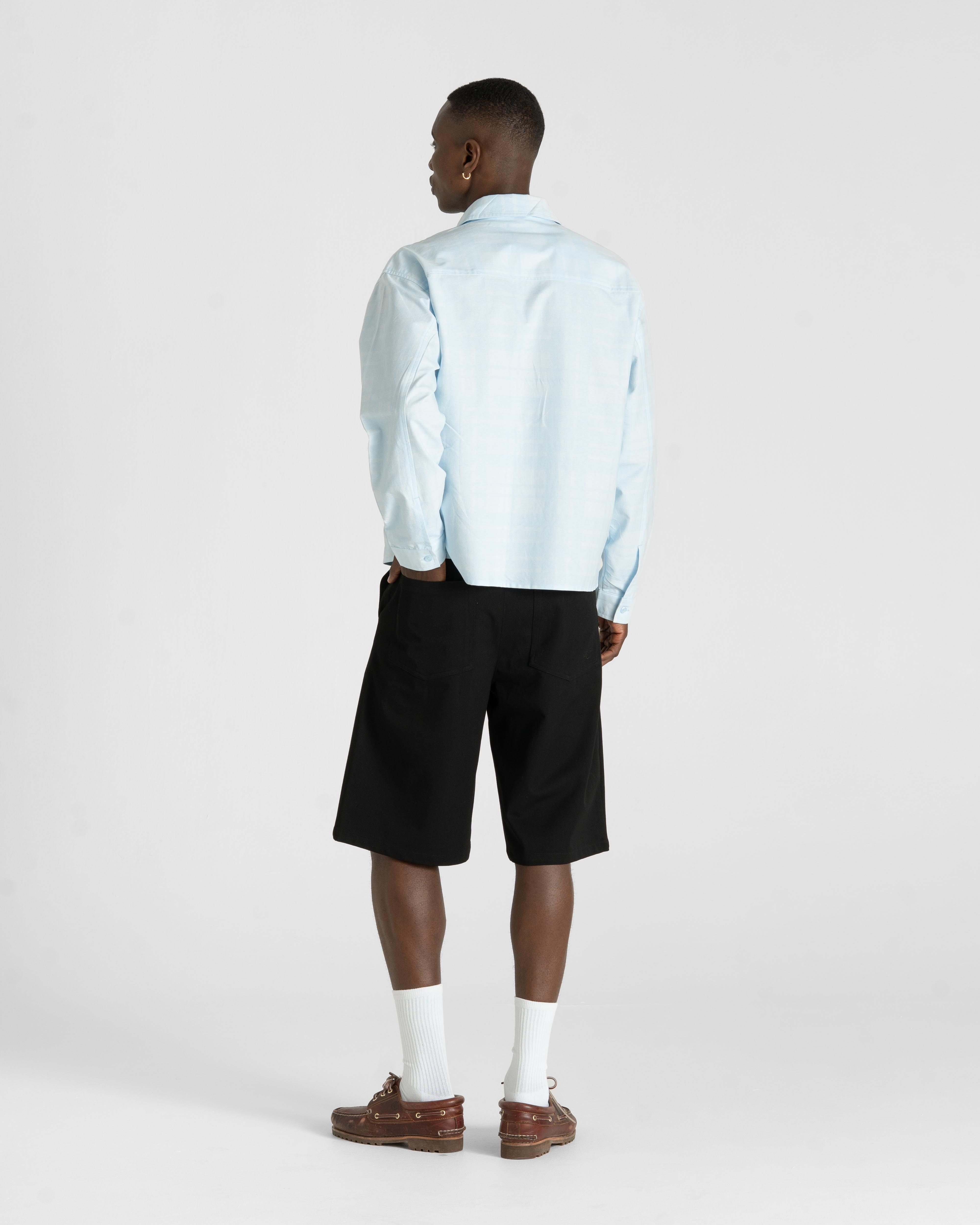 Check Summer Shirt Light Blue