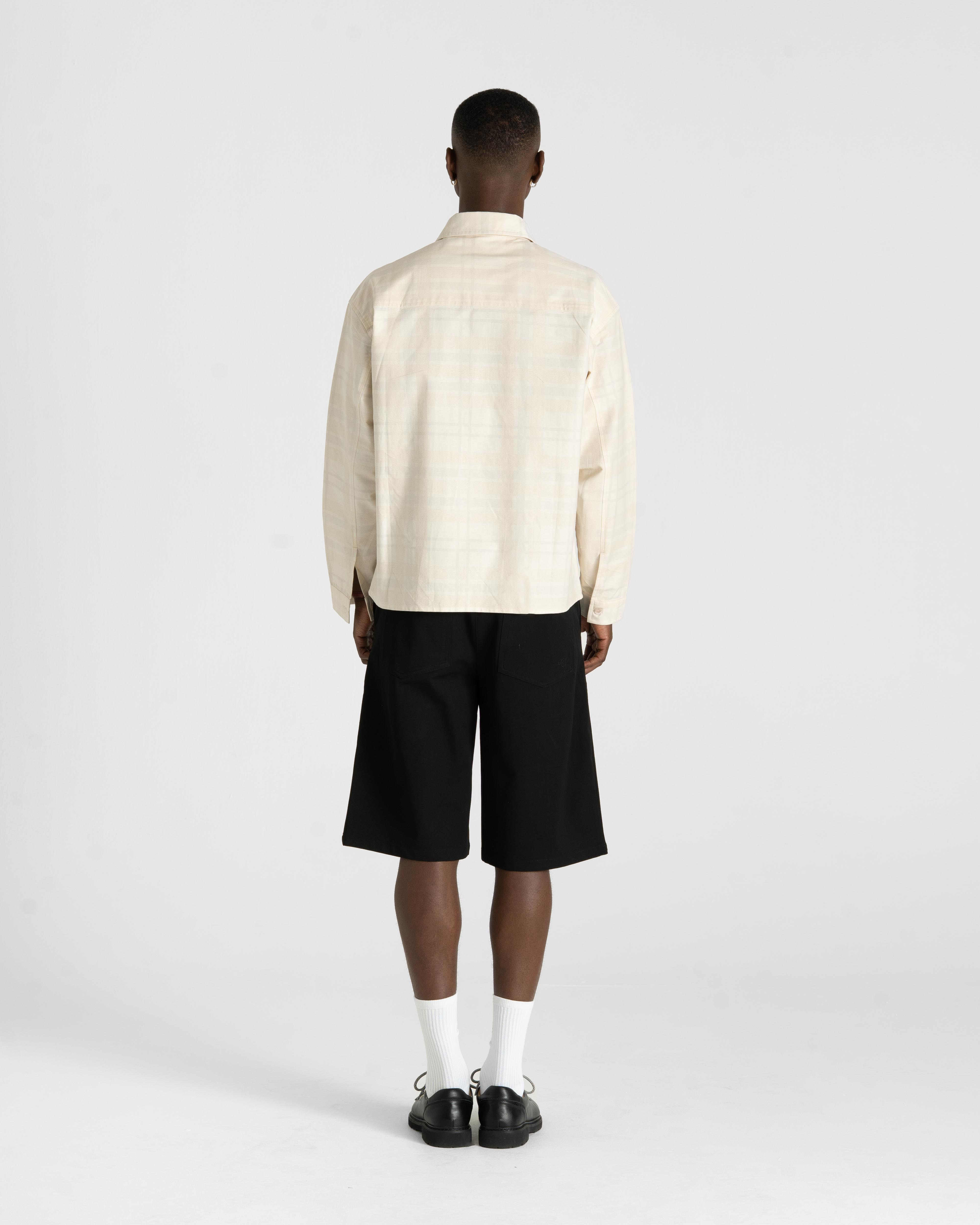 Check Summer Shirt Beige