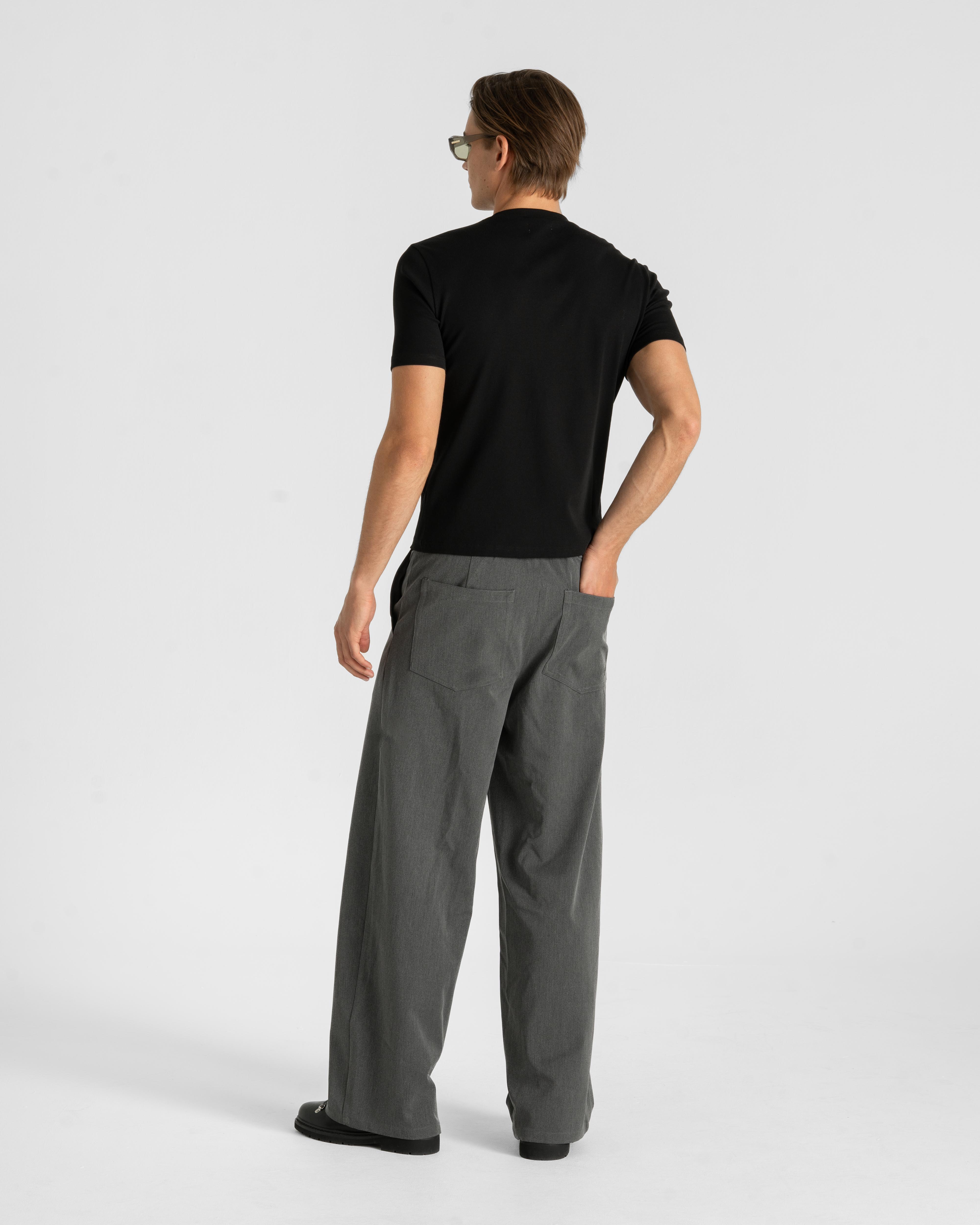 Henley Short Sleeve Black