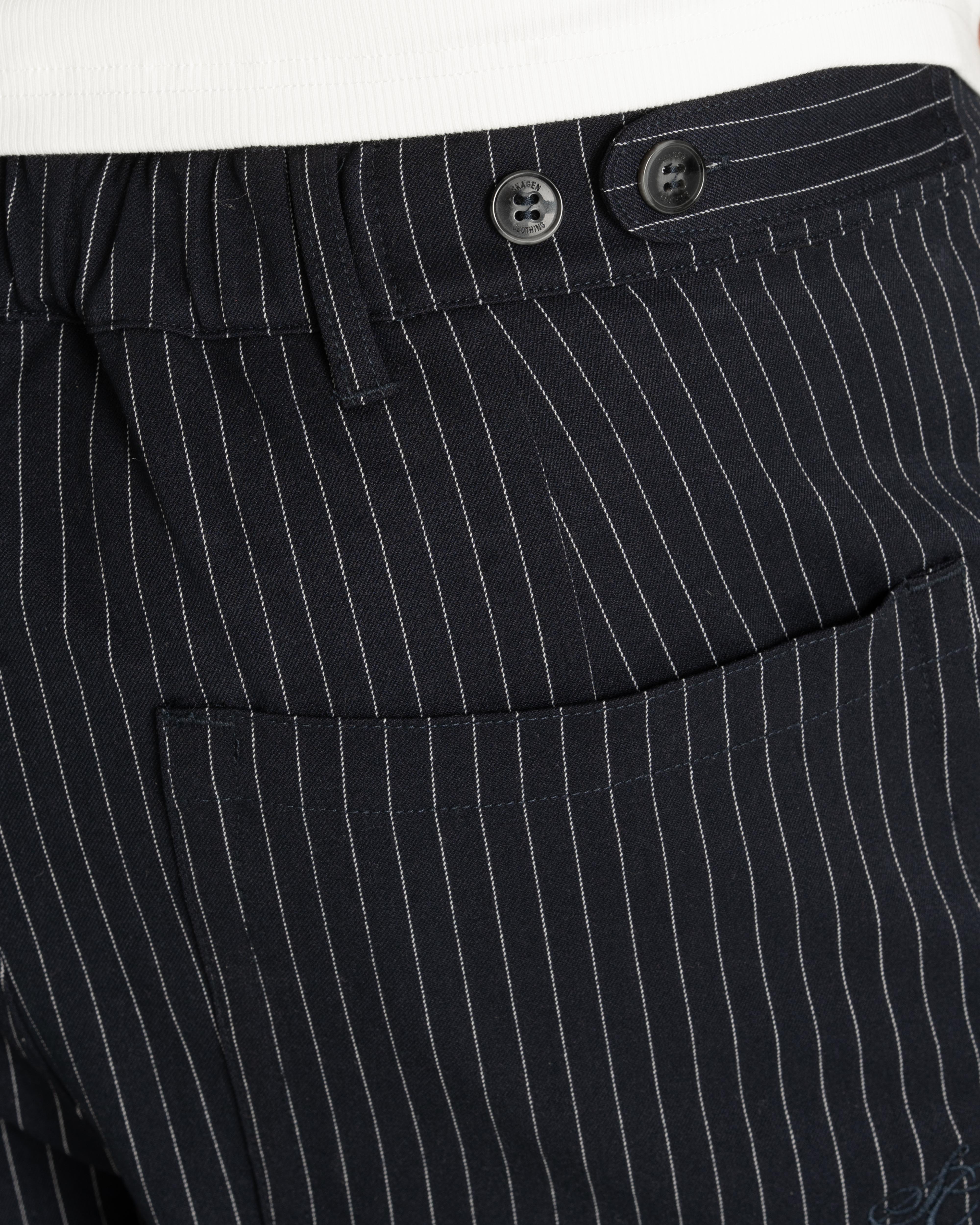 Bermuda Shorts Navy Pinstriped