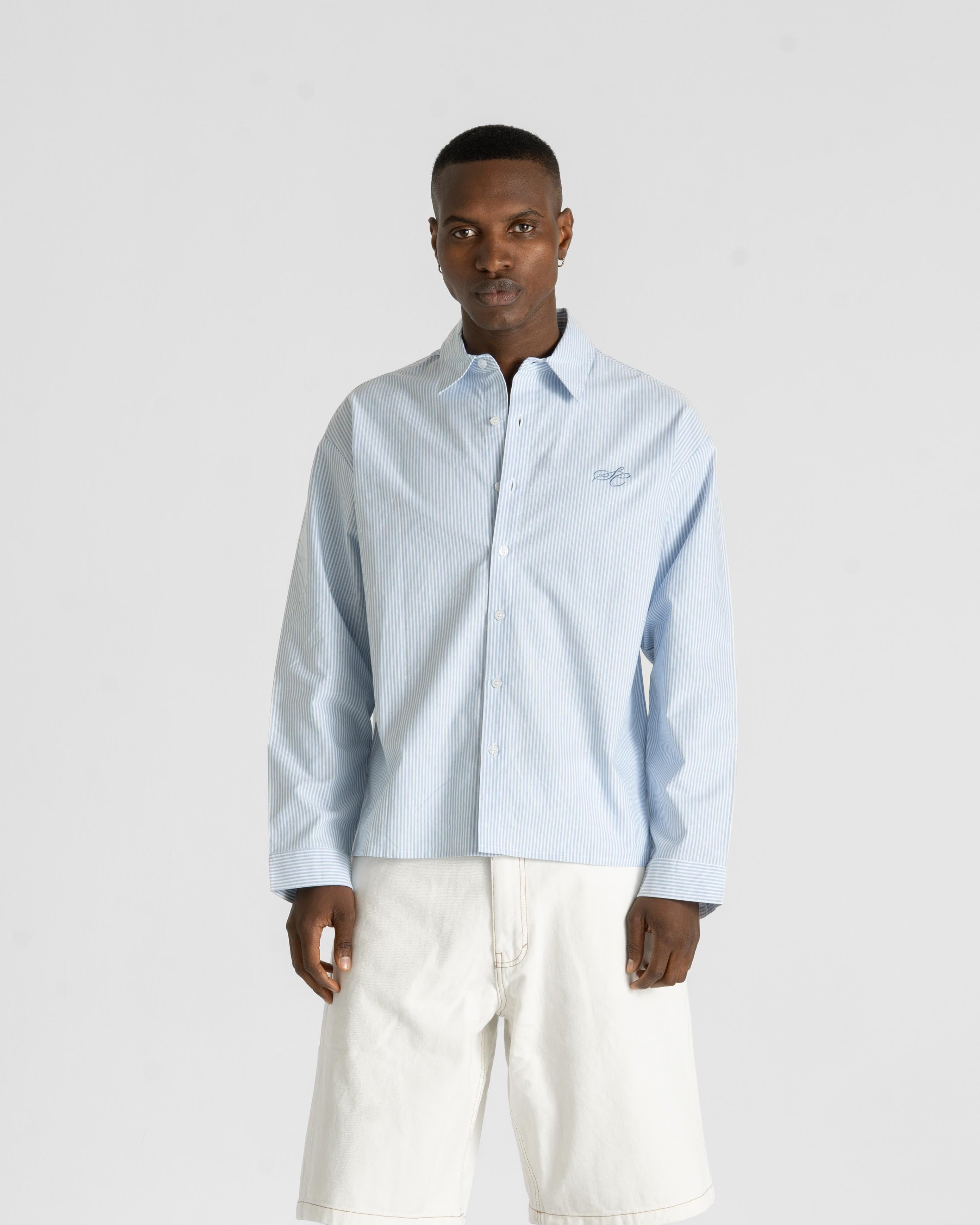 Oxford Longsleeve Shirt Blue Striped