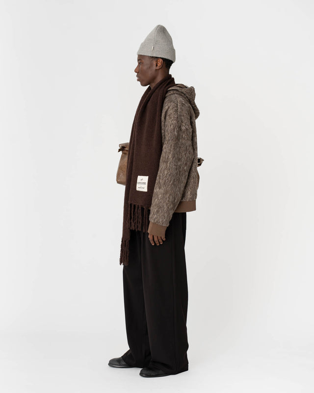Alpaca Scarf Brown