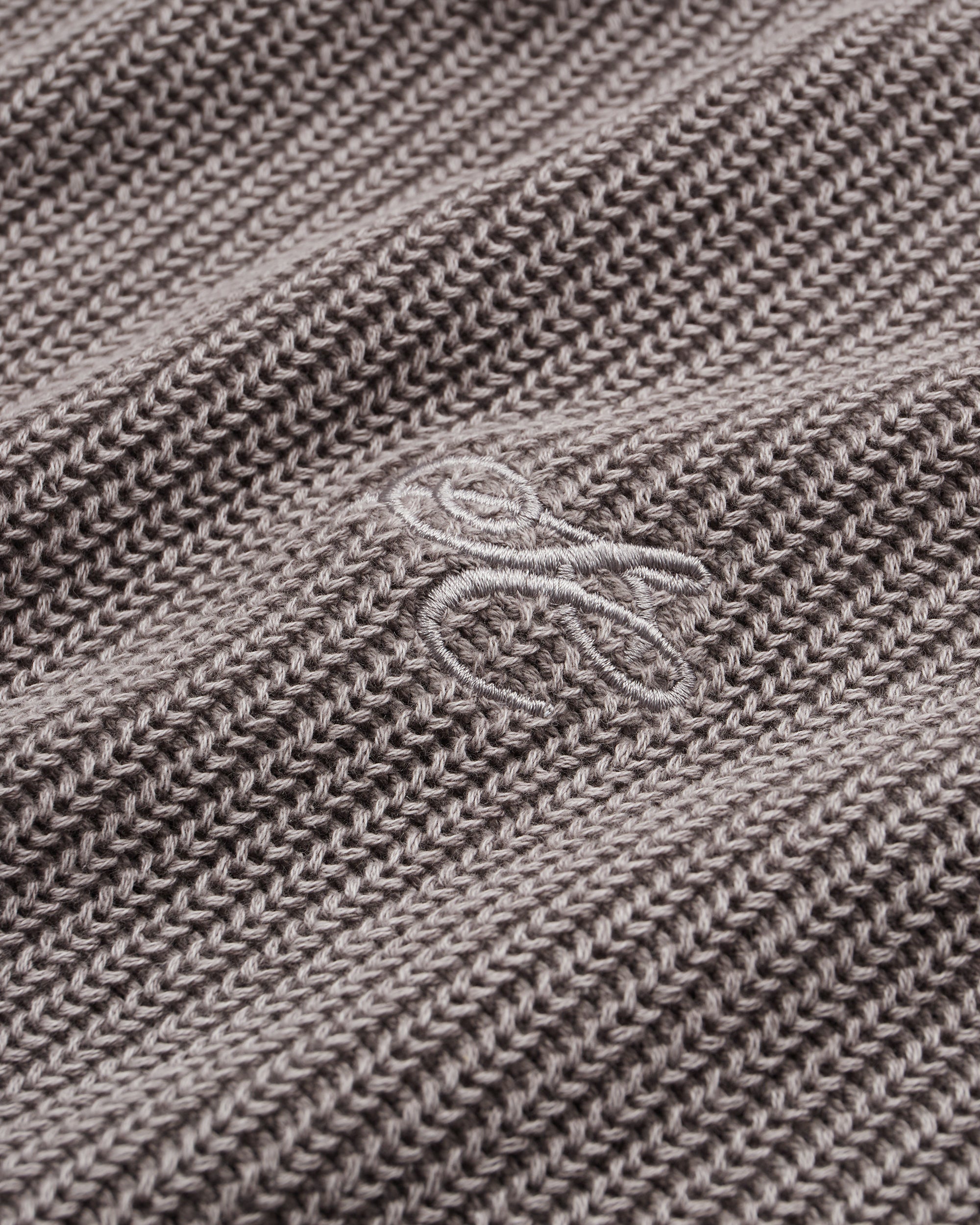 Knit Hoodie Washed Grey