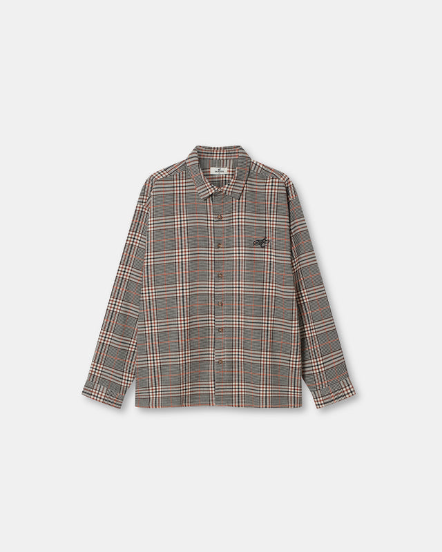 Checked Flannel shirt Sandstone