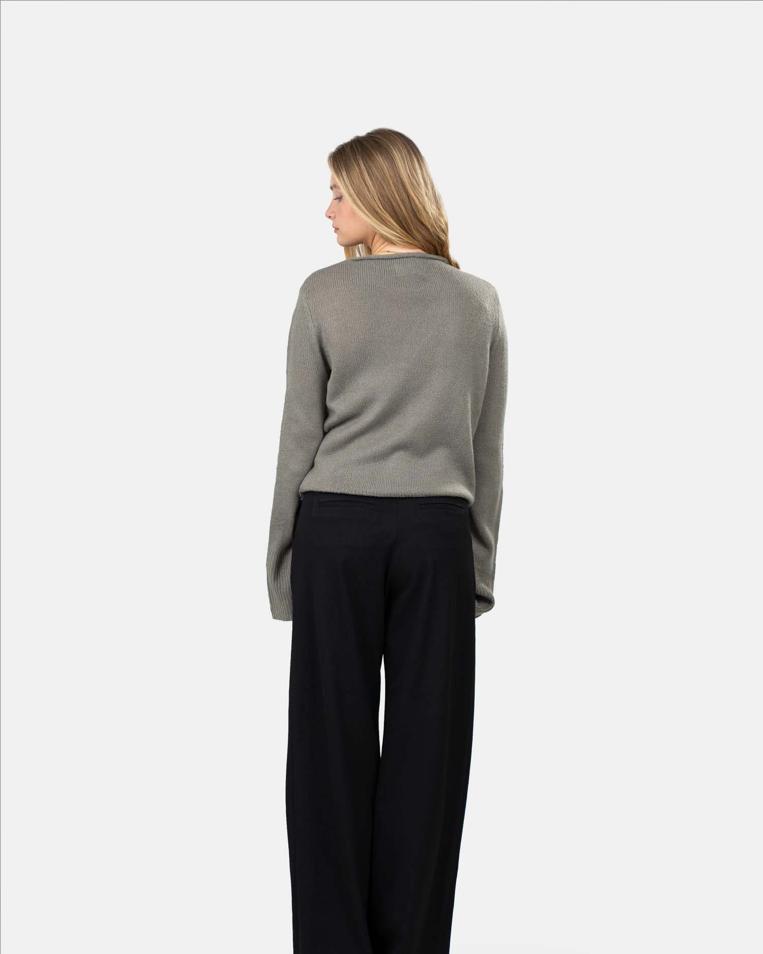 Asymmetrisk Cardigan Grå | Skagen - clothing.dk