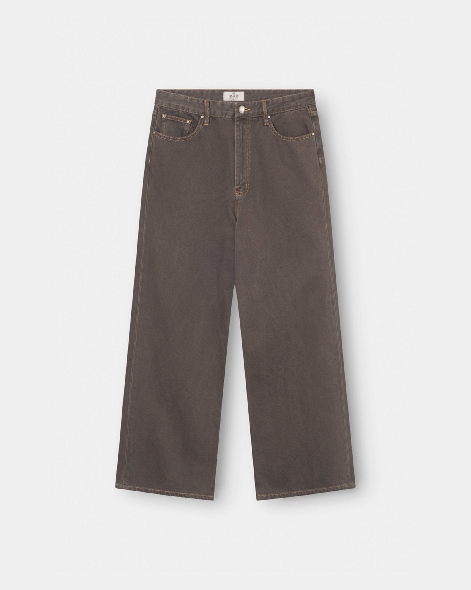 Mud Brown Denim Jeans – Trendt Vision