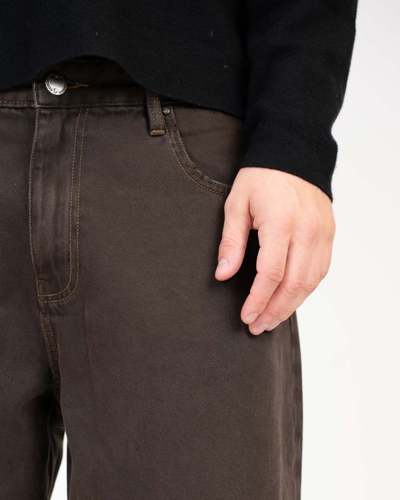 Baggy Denim Jeans Brown | Skagen - clothing.dk