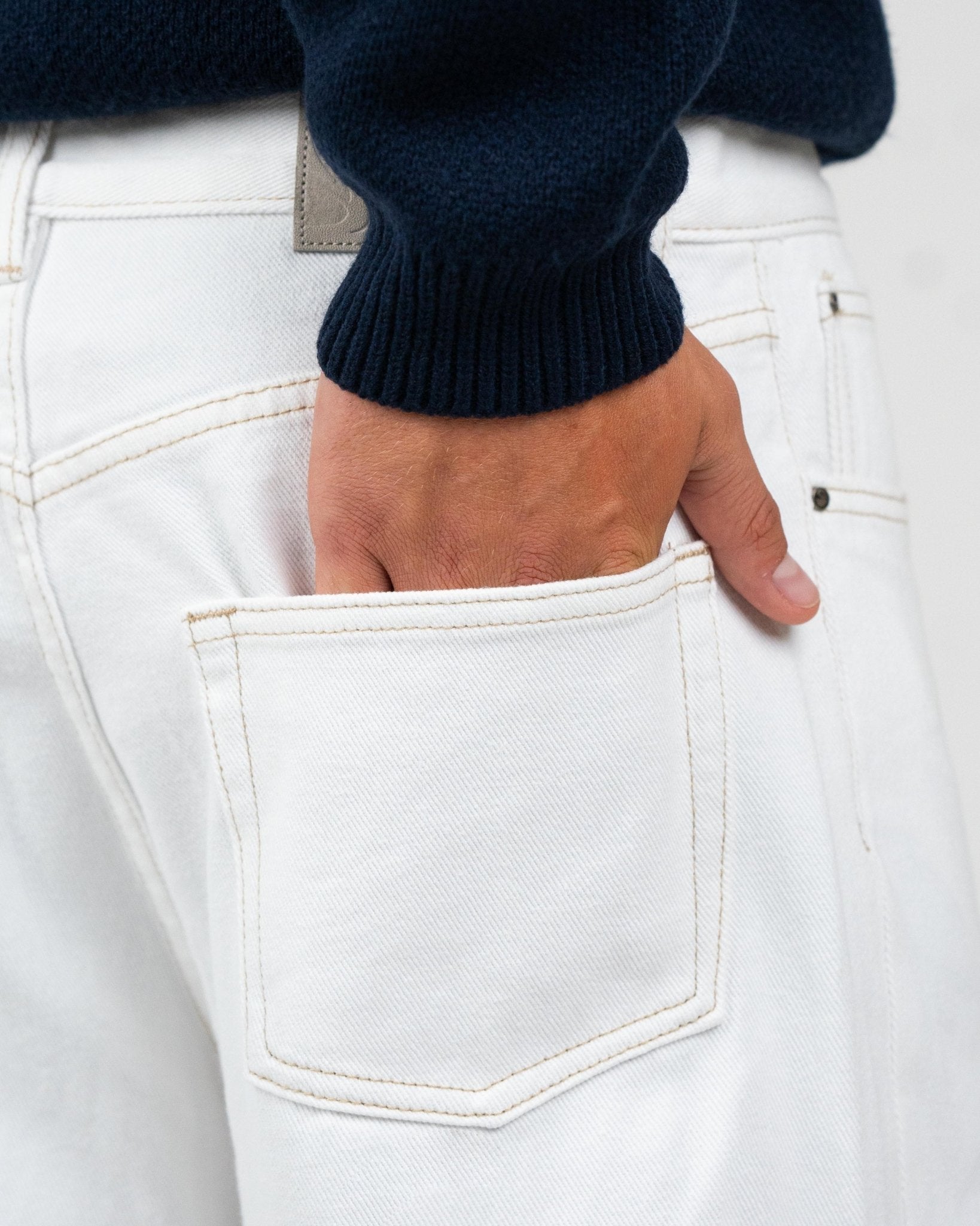 Baggy Denim Jeans White | Skagen - clothing.dk