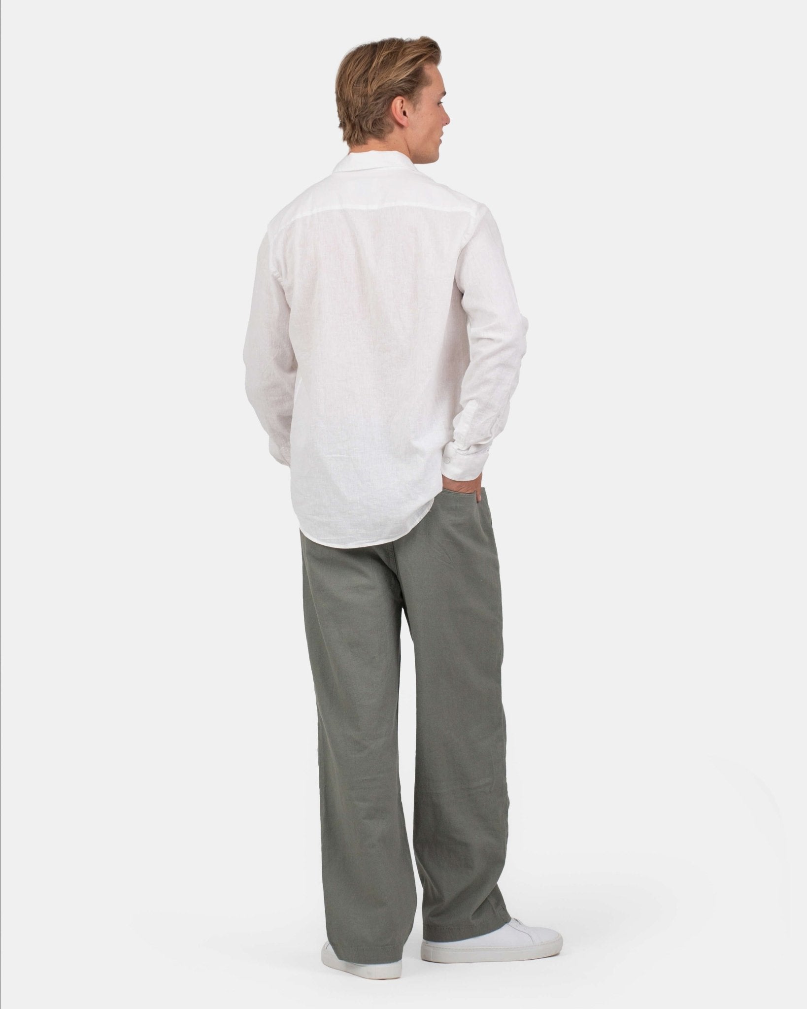 Baggy Hørbukser Army | Skagen - clothing.dk