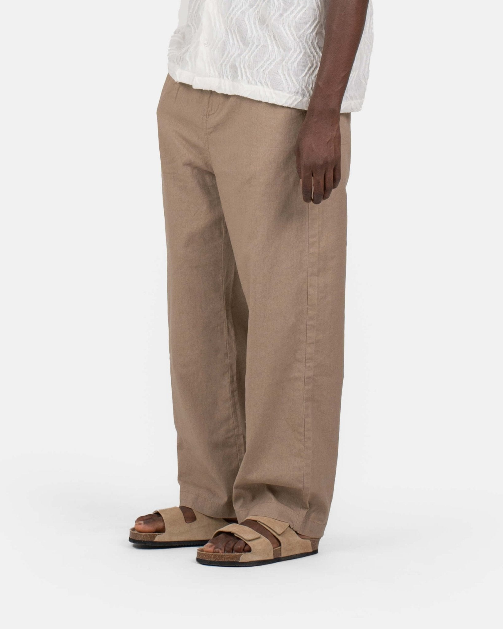 Baggy Hørbukser Mokka | Skagen - clothing.dk