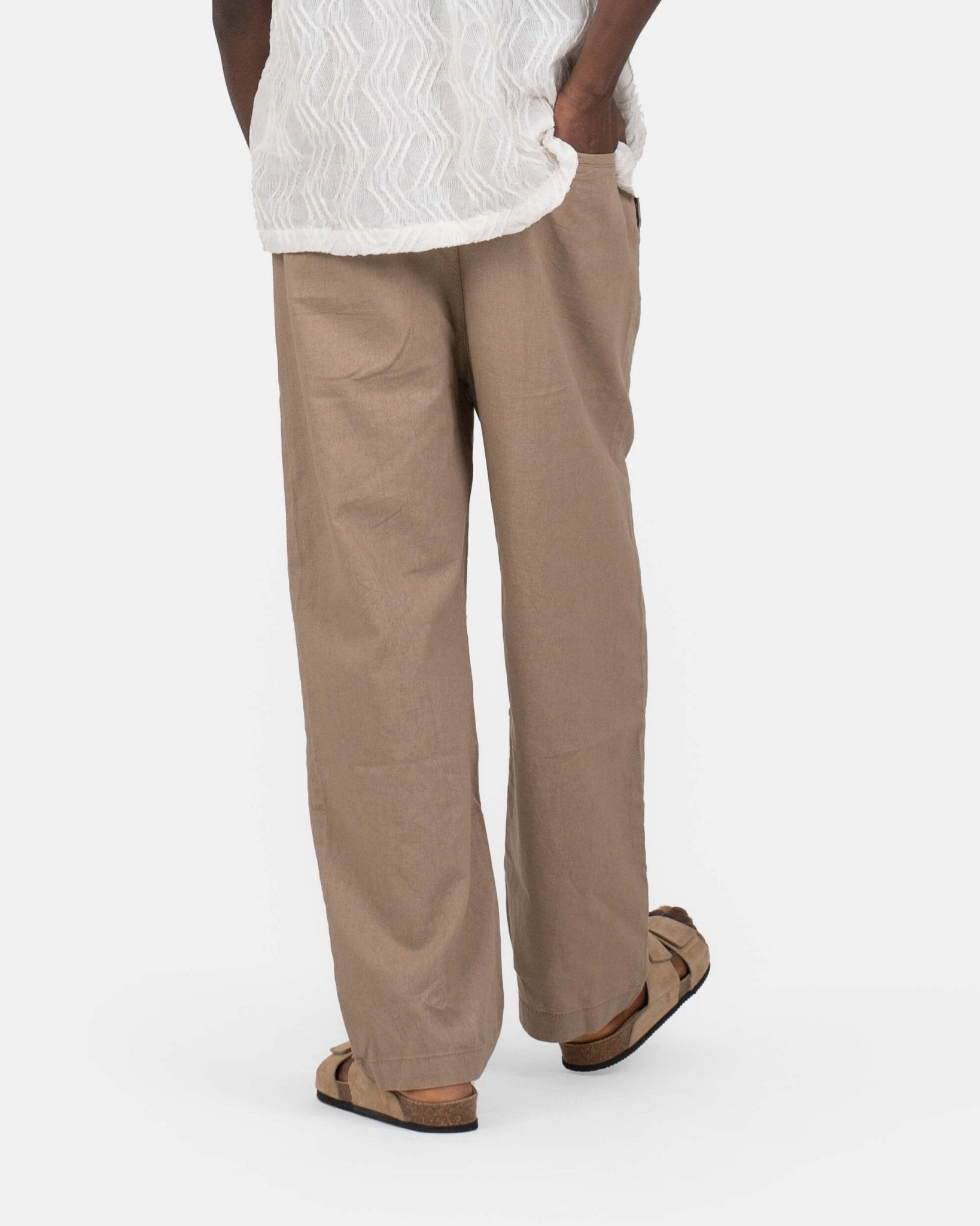 Baggy Hørbukser Mokka | Skagen - clothing.dk