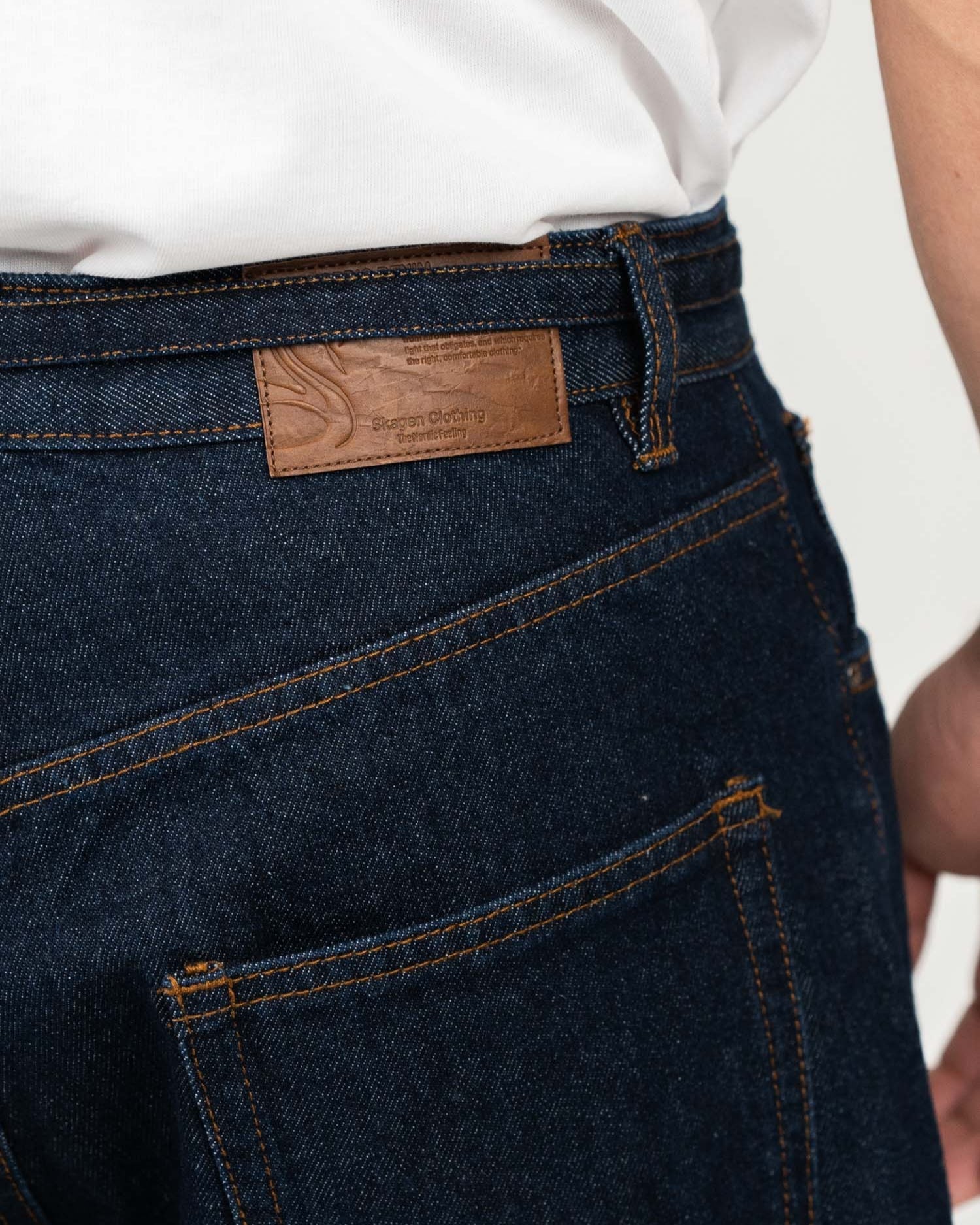 Belt Indigo | Skagen - clothing.dk